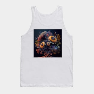 A Fractal Bouquet of Flowers Tank Top